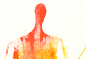 “Saludo” (2022). Óleo sobre papel. 39x48cm. Juan Fabre.